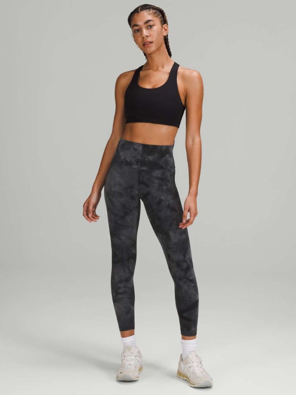 Lululemon Wunder Train High-Rise Tight 25" Diamond Dye Pitch Graphite Grey 12